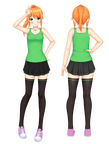Keshi-Gomu - Ref Combine v01b Tanktop and Skirt w Thighhighs